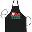 I'm Not Santa But You Can Still Sit On My Lap  Ugly Christmas Sweater Ugly Christmas Butcher Graphic Apron for Kitchen BBQ Grilling Cooking