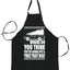 Ugly Ugly Christmas Where Do You Think You're Gonna Put A Tree That Big for Kitchen Cooking Ugly Christmas Sweater Ugly Christmas Butcher Graphic Apron for Kitchen BBQ Grilling Cooking