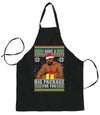 I Have A Big Package Meme Barry Wood  Ugly Christmas Sweater Ugly Christmas Butcher Graphic Apron for Kitchen BBQ Grilling Cooking
