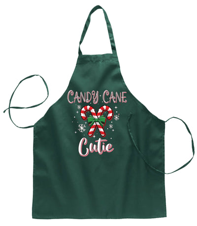 Ugly Ugly Christmas Candy Cane Cutie  Ugly Christmas Sweater Ugly Christmas Butcher Graphic Apron for Kitchen BBQ Grilling Cooking