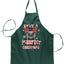 Ugly Ugly Christmas Have A Purrfect  Ugly Christmas Sweater Ugly Christmas Butcher Graphic Apron for Kitchen BBQ Grilling Cooking