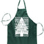Ugly Ugly Christmas Tree Isn't The Only Thing Getting Lit Christmas Ugly Christmas Sweater Ugly Christmas Butcher Graphic Apron for Kitchen BBQ Grilling Cooking