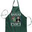 Well Happy Birthday Jesus Sorry Your Party's So Lame Ugly Christmas Sweater Ugly Christmas Butcher Graphic Apron for Kitchen BBQ Grilling Cooking