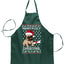 Ugly Ugly Christmas Merry Pugly Christmas Ugly Christmas Sweater Ugly Christmas Butcher Graphic Apron for Kitchen BBQ Grilling Cooking