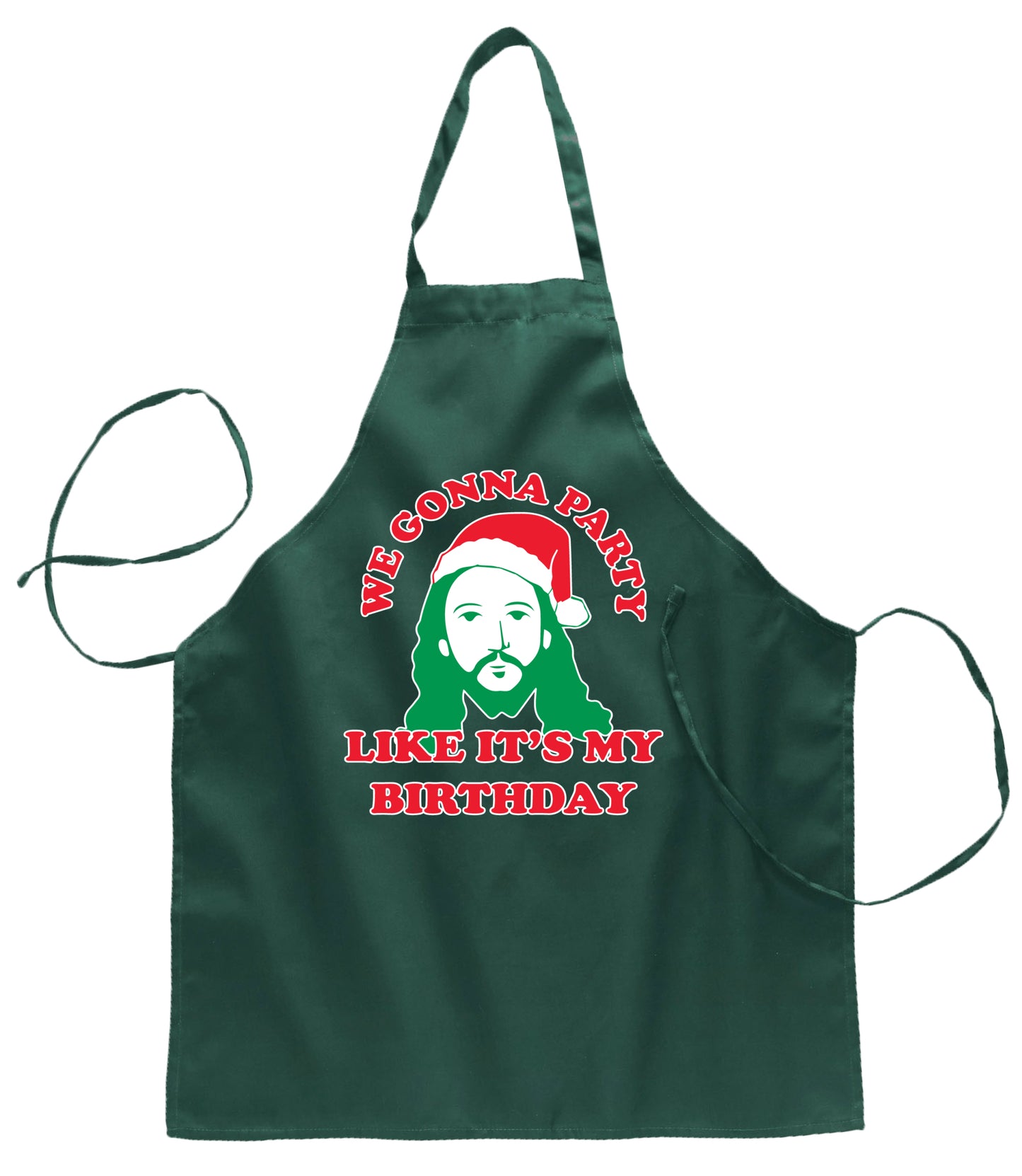 Ugly Ugly Christmas We Gonna Party Like its My Birthday Christmas Ugly Christmas Sweater Ugly Christmas Butcher Graphic Apron for Kitchen BBQ Grilling Cooking