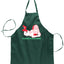 Sexy Santa Im Laying on Your Present Christmas Ugly Christmas Sweater Ugly Christmas Butcher Graphic Apron for Kitchen BBQ Grilling Cooking