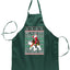 Don't Blame Santa He Voted for Trump  Ugly Christmas Sweater Ugly Christmas Butcher Graphic Apron for Kitchen BBQ Grilling Cooking