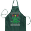 Ugly Ugly Christmas Christmas Weed Ugly Christmas Sweater Ugly Christmas Butcher Graphic Apron for Kitchen BBQ Grilling Cooking