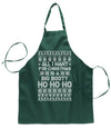 Ugly Ugly Christmas All I Want for Christmas is A Big Booty Ho Ho Ho Ugly Christmas Sweater Ugly Christmas Butcher Graphic Apron for Kitchen BBQ Grilling Cooking