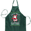 I Got Ho's in Different Area Codes Funny Santa Xmas Christmas Ugly Christmas Sweater Ugly Christmas Butcher Graphic Apron for Kitchen BBQ Grilling Cooking