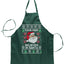 Your Mom Believes in Santa Ugly Christmas Sweater Ugly Christmas Butcher Graphic Apron for Kitchen BBQ Grilling Cooking