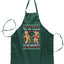 Tis Season to get Naughty Xmas Christmas Ugly Christmas Sweater Ugly Christmas Butcher Graphic Apron for Kitchen BBQ Grilling Cooking