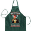 Leo Laughing Dank Meme When They Realize The Eggnog is Spiked Christmas Ugly Christmas Sweater Ugly Christmas Butcher Graphic Apron for Kitchen BBQ Grilling Cooking