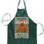 I Have a Big Package Meme Barry Wood Christmas Ugly Christmas Sweater Ugly Christmas Butcher Graphic Apron for Kitchen BBQ Grilling Cooking