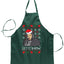 Ugly Ugly Christmas Let It Snow Jon Snow Full Color GoT Christmas Ugly Christmas Sweater Ugly Christmas Butcher Graphic Apron for Kitchen BBQ Grilling Cooking