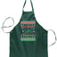 Ugly Ugly Christmas Happy Holidays from Schrute Farms Ugly Christmas Sweater Ugly Christmas Butcher Graphic Apron for Kitchen BBQ Grilling Cooking