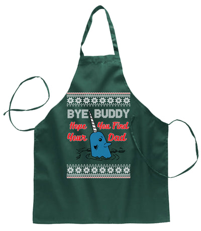 Ugly Ugly Christmas Hope You Find Your Dad Ugly Christmas Sweater Ugly Christmas Butcher Graphic Apron for Kitchen BBQ Grilling Cooking
