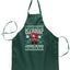 Ugly Ugly Christmas Darbin Through The Snow Ugly Christmas Sweater Ugly Christmas Butcher Graphic Apron for Kitchen BBQ Grilling Cooking