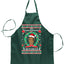 Ugly Ugly Christmas It's Chrithmith Bitcheth Ugly Christmas Sweater Ugly Christmas Butcher Graphic Apron for Kitchen BBQ Grilling Cooking