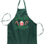 Ugly Ugly Christmas Gangsta Wrapper Ugly Christmas Sweater Ugly Christmas Butcher Graphic Apron for Kitchen BBQ Grilling Cooking