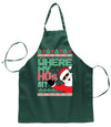 Ugly Ugly Christmas Where My Ho's at? Ugly Christmas Sweater Ugly Christmas Butcher Graphic Apron for Kitchen BBQ Grilling Cooking