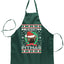 Ugly Ugly Christmas Merry Pitmas  Ugly Christmas Sweater Ugly Christmas Butcher Graphic Apron for Kitchen BBQ Grilling Cooking