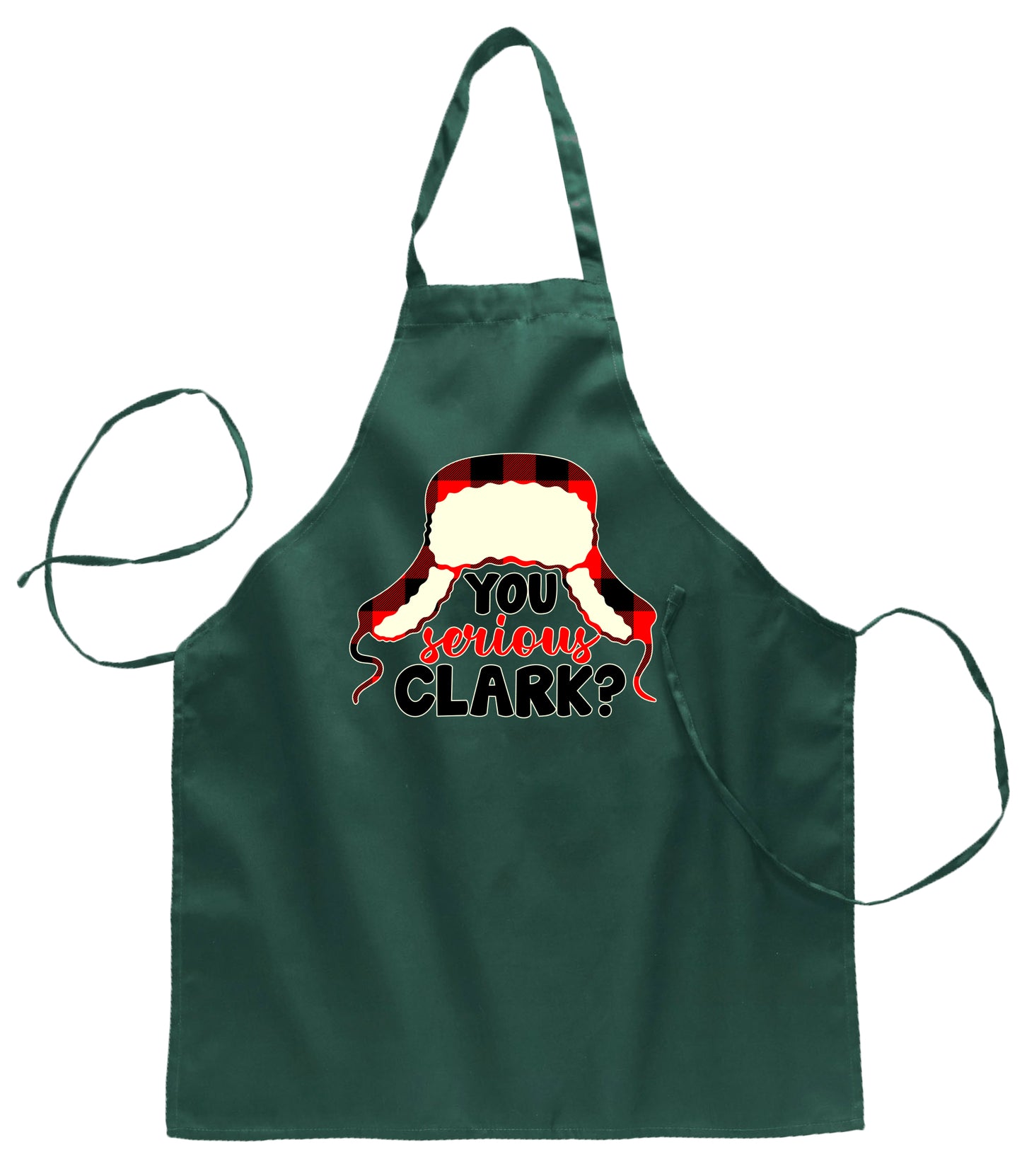 You Serious Clark?  Ugly Christmas Sweater Ugly Christmas Butcher Graphic Apron for Kitchen BBQ Grilling Cooking