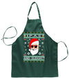 Original Hipster IPAs and Sleigh?!  Ugly Christmas Sweater Ugly Christmas Butcher Graphic Apron for Kitchen BBQ Grilling Cooking