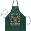 Ugly Ugly Christmas Let's Get Blitzened Rein Beer  Ugly Christmas Sweater Ugly Christmas Butcher Graphic Apron for Kitchen BBQ Grilling Cooking