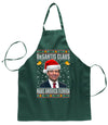 Ugly Ugly Christmas Desantis Claus  Ugly Christmas Sweater Ugly Christmas Butcher Graphic Apron for Kitchen BBQ Grilling Cooking
