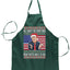 Ugly Ugly Christmas Mean Tweets and $1.79 Gas  Ugly Christmas Sweater Ugly Christmas Butcher Graphic Apron for Kitchen BBQ Grilling Cooking