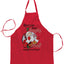 Ugly Ugly Christmas Have You Been Naughty or Nice?  Ugly Christmas Sweater Ugly Christmas Butcher Graphic Apron for Kitchen BBQ Grilling Cooking