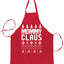 Ugly Ugly Christmas Mommy Claus Christmas Ugly Christmas Sweater Ugly Christmas Butcher Graphic Apron for Kitchen BBQ Grilling Cooking