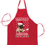 Ugly Ugly Christmas Merry Pugly Christmas Ugly Christmas Sweater Ugly Christmas Butcher Graphic Apron for Kitchen BBQ Grilling Cooking
