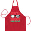 You'll Shoot Your Eye Out Movie Parody Ugly Christmas Sweater Ugly Christmas Butcher Graphic Apron for Kitchen BBQ Grilling Cooking