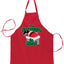 The Struggle is Real Xmas Christmas Ugly Christmas Sweater Ugly Christmas Butcher Graphic Apron for Kitchen BBQ Grilling Cooking