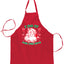 Ugly Ugly Christmas I Do it for The Hos Xmas Christmas Ugly Christmas Sweater Ugly Christmas Butcher Graphic Apron for Kitchen BBQ Grilling Cooking