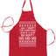 Ugly Ugly Christmas All I Want for Christmas is A Big Booty Ho Ho Ho Ugly Christmas Sweater Ugly Christmas Butcher Graphic Apron for Kitchen BBQ Grilling Cooking