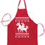 Ugly Ugly Christmas Reindeer Fucks Ugly Christmas Sweater Ugly Christmas Butcher Graphic Apron for Kitchen BBQ Grilling Cooking