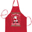 I Got Ho's in Different Area Codes Funny Santa Xmas Christmas Ugly Christmas Sweater Ugly Christmas Butcher Graphic Apron for Kitchen BBQ Grilling Cooking