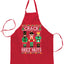 Ugly Ugly Christmas Crack Deez Nuts Meme Christmas Ugly Christmas Sweater Ugly Christmas Butcher Graphic Apron for Kitchen BBQ Grilling Cooking
