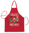 Ugly Ugly Christmas Crack Deez Nuts Meme Christmas Ugly Christmas Sweater Ugly Christmas Butcher Graphic Apron for Kitchen BBQ Grilling Cooking