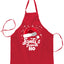 Ugly Ugly Christmas Santa's Favorite Ho Christmas Ugly Christmas Sweater Ugly Christmas Butcher Graphic Apron for Kitchen BBQ Grilling Cooking