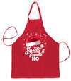 Ugly Ugly Christmas Santa's Favorite Ho Christmas Ugly Christmas Sweater Ugly Christmas Butcher Graphic Apron for Kitchen BBQ Grilling Cooking