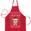 I Declare Christmasss Michael Scott Office Tv Christmas Ugly Christmas Sweater Ugly Christmas Butcher Graphic Apron for Kitchen BBQ Grilling Cooking