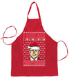 I Declare Christmasss Michael Scott Office Tv Christmas Ugly Christmas Sweater Ugly Christmas Butcher Graphic Apron for Kitchen BBQ Grilling Cooking