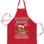 Lisp Believe in Thomthin Thacrifithing Everythin Christmas Ugly Christmas Sweater Ugly Christmas Butcher Graphic Apron for Kitchen BBQ Grilling Cooking