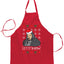 Ugly Ugly Christmas Let It Snow Jon Snow Full Color GoT Christmas Ugly Christmas Sweater Ugly Christmas Butcher Graphic Apron for Kitchen BBQ Grilling Cooking