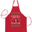 Ugly Ugly Christmas Kith me Under The Mithletoe Ugly Christmas Sweater Ugly Christmas Butcher Graphic Apron for Kitchen BBQ Grilling Cooking