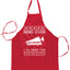 Ugly Ugly Christmas Bend Over I'll Show You Ugly Christmas Sweater Ugly Christmas Butcher Graphic Apron for Kitchen BBQ Grilling Cooking